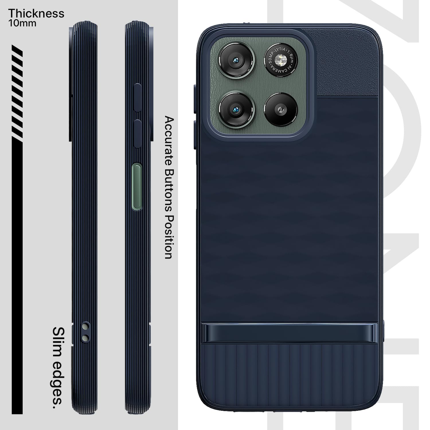 Blue back cover for Moto G67 Power/G57 Power 5G – Pikkme – photo 3
