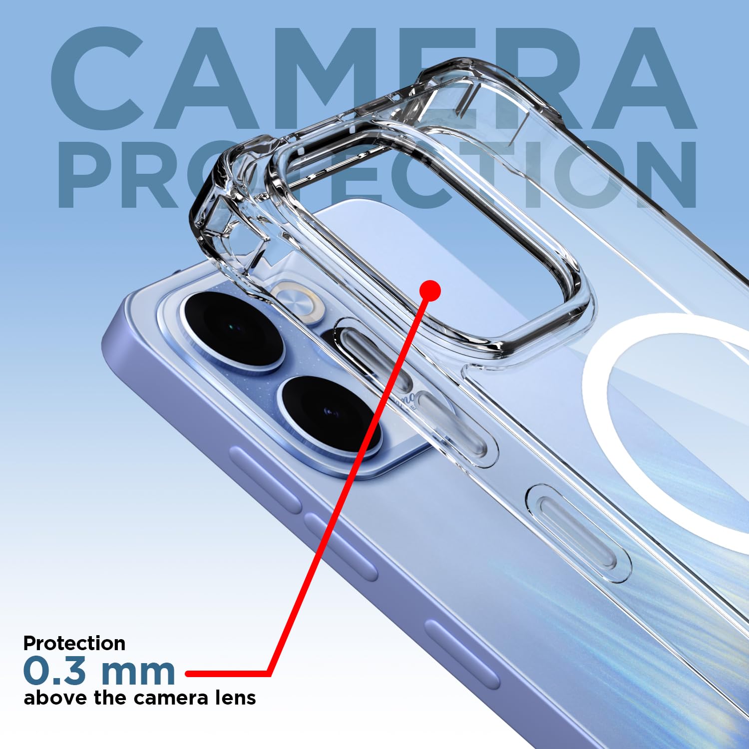 Pikkme transparent mag-safe phone cover for Oppo Reno 15F/Reno 15 5G – photo 5