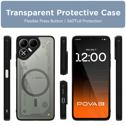 Pikkme Tecno Pova 8 5G MagSafe black mag-safe mobile cover – photo 2
