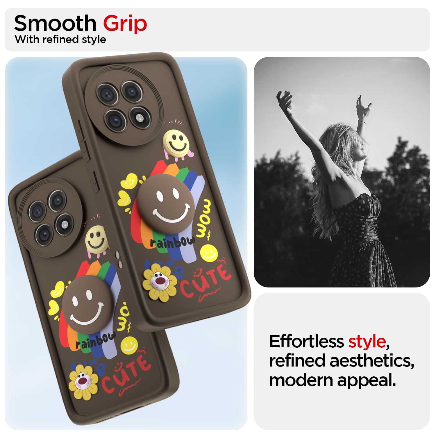 Brown mobile cover for OnePlus 13R 5G – Pikkme – photo 2