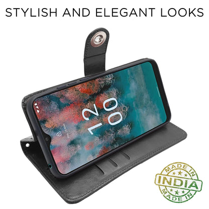 Pikkme Nokia C12/C12 Pro black flip case – photo 5