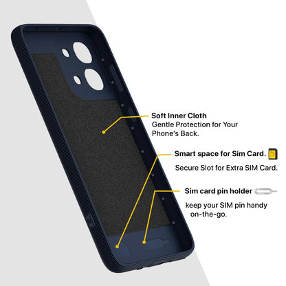 Oppo F31/F33 5G Silicone phone cover in blue by Pikkme – photo 6