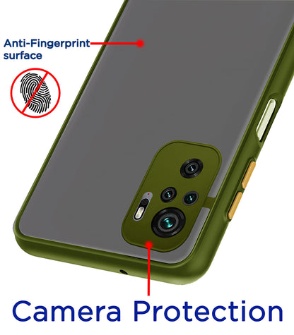 Redmi Note 10/Note 10s Matte mobile back cover in green by Pikkme – photo 2