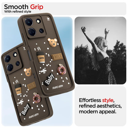 Pikkme brown phone cover for Infinix Note 30 5G – photo 2