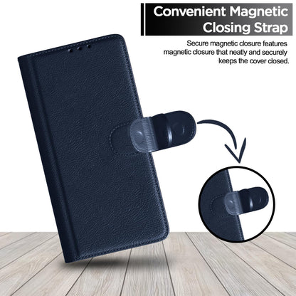 Pikkme blue mobile flip cover for Redmi Note 12 4G – photo 6