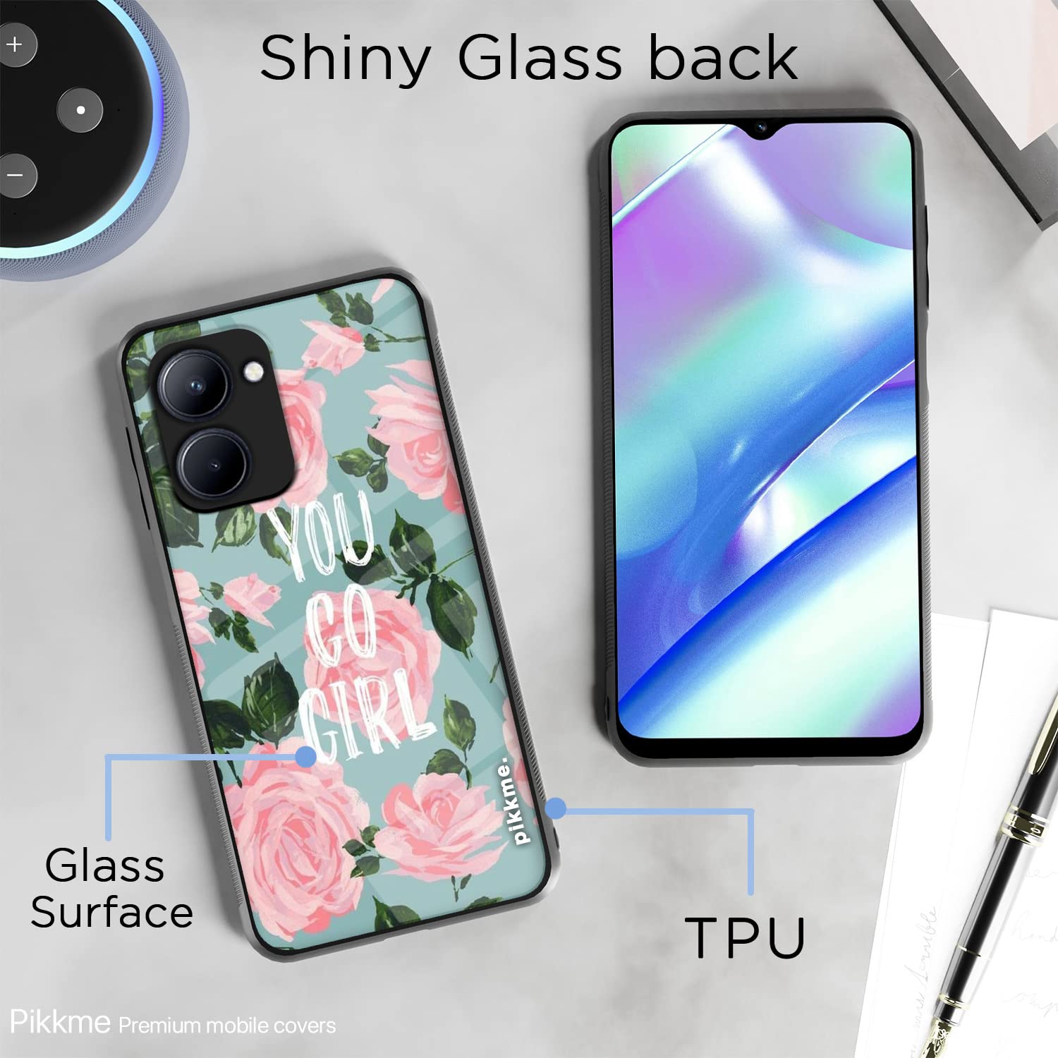 Realme C33 Flower phone cover by Pikkme – photo 3
