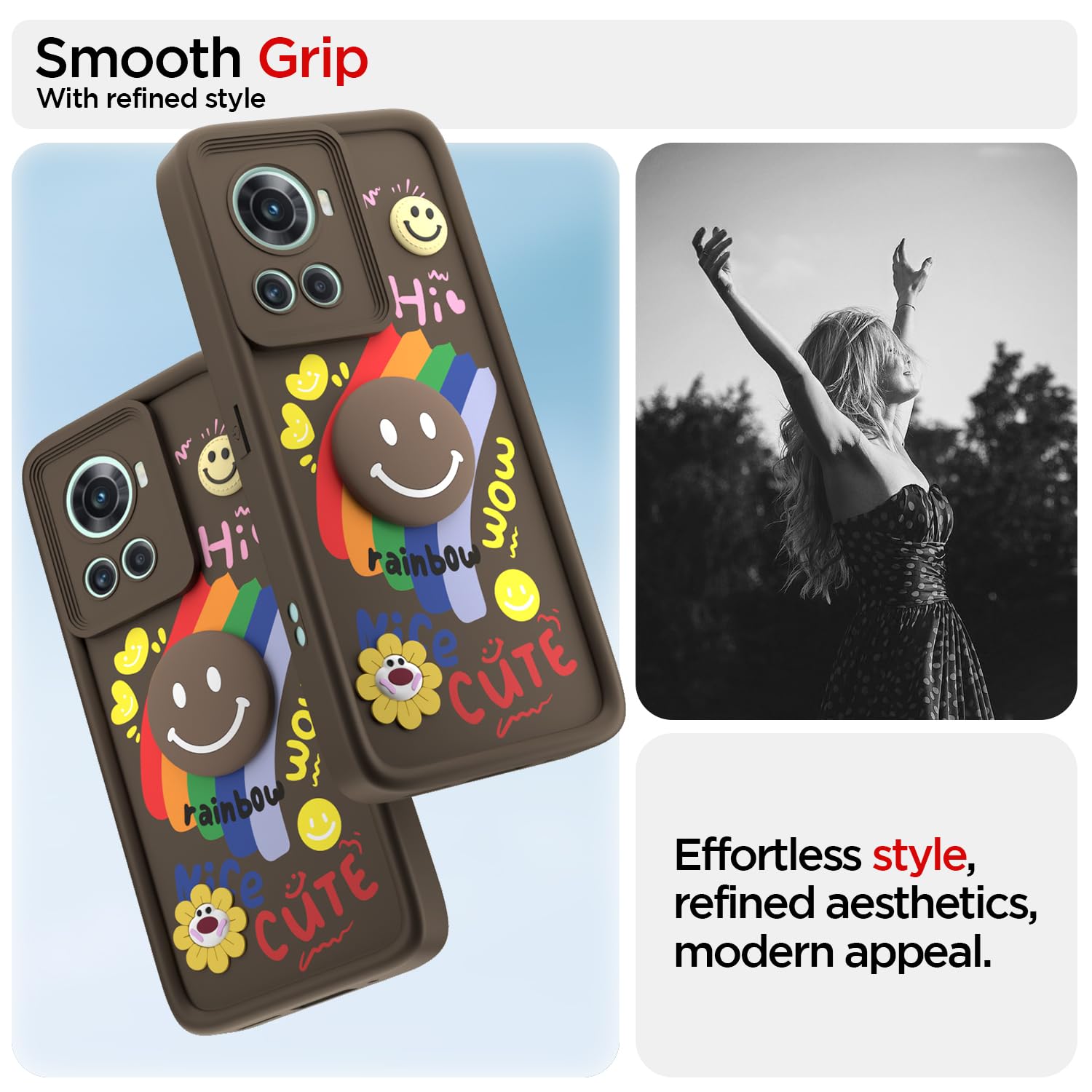 Brown phone cover for OnePlus 10R 5G – Pikkme – photo 2