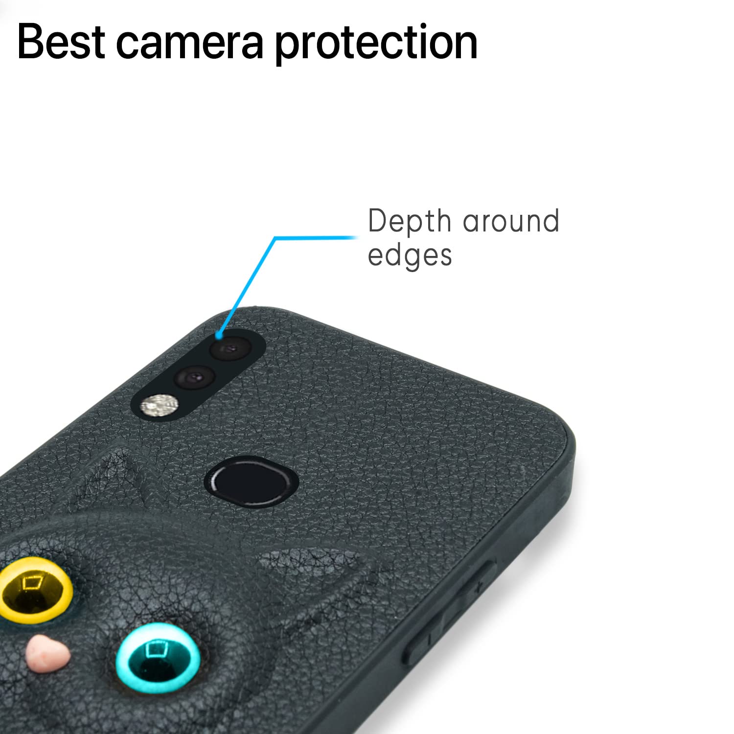 Black Cat phone cover for Samsung A10s – Pikkme – photo 6