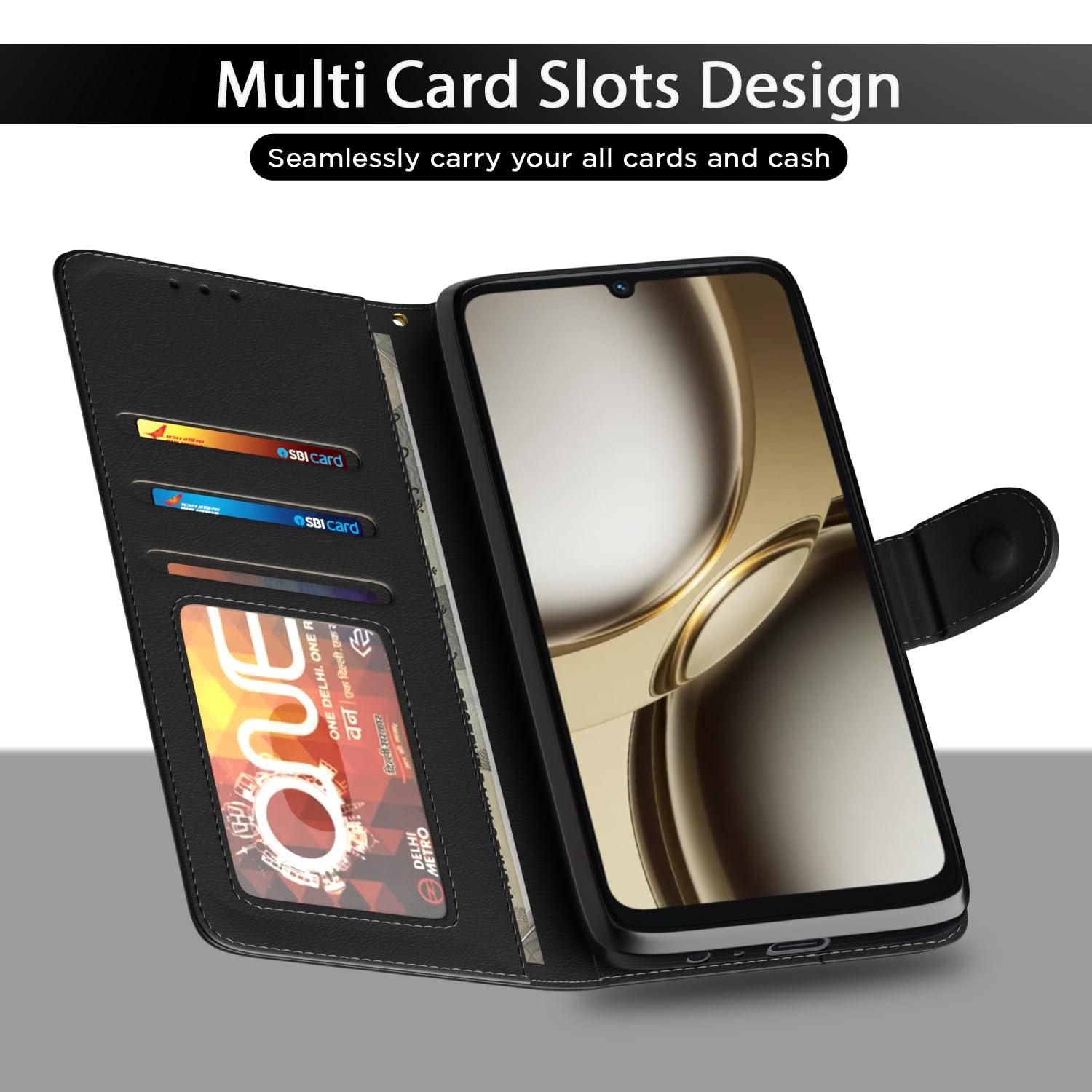 Black flip cover for Tecno Spark Go 3 – Pikkme – photo 5