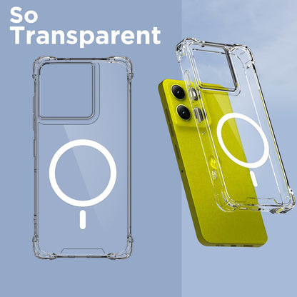 Pikkme transparent mag-safe MagSafe phone cover for Moto G86 Power 5G – photo 2