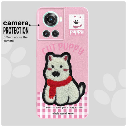 Pink Plush Patch back cover for OnePlus 10R/10R Prime 5G – Pikkme – photo 6