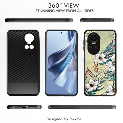 Oppo Reno 10 5G Flower mobile cover by Pikkme – photo 2