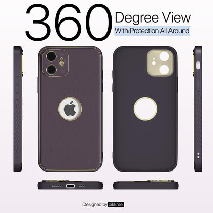 Purple back cover for iPhone 12 – Pikkme – photo 4