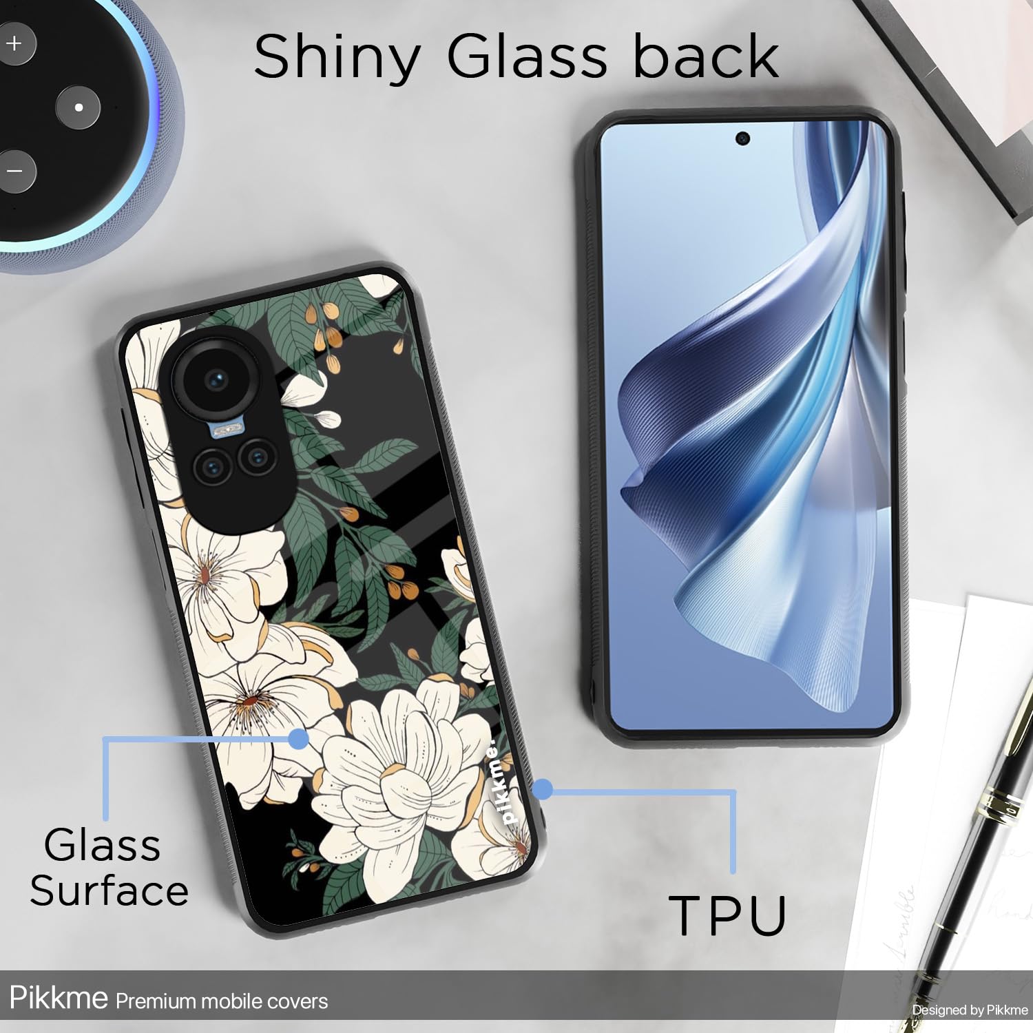 Pikkme Flower mobile back cover for Oppo Reno 10 Pro 5G – photo 3