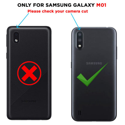 Pikkme Samsung Galaxy M01 Vintage Flip Cover (Brown)
