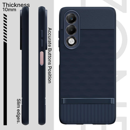 Pikkme Oppo K13x 5G Shockproof Soft Flexible Gencase Back cover (Blue)