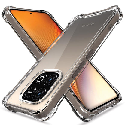 Pikkme iQOO Neo 10 5G / Vivo Y300 GT 5G PC + TPU Crystal Clear Transparent Back Cover (Transparent)