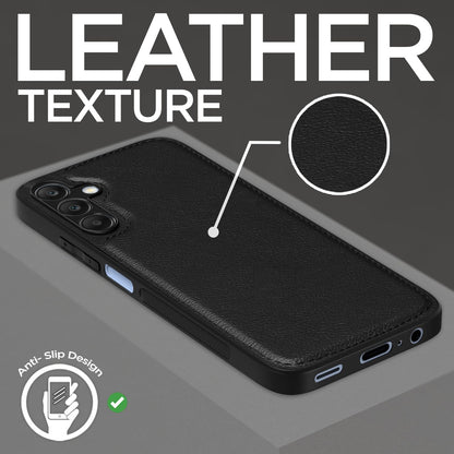 Samsung A25 5G Leather mobile cover in black by Pikkme – photo 7