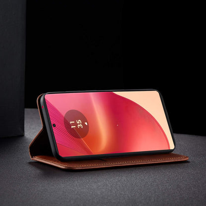 Pikkme brown wallet flip cover for Moto Edge 50 Fusion 5G – photo 5