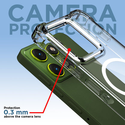 Pikkme transparent mag-safe mobile cover for Moto Edge 70 5G – photo 5