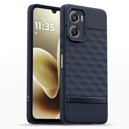 Blue Silicone mobile back cover for Moto G06 Power – Pikkme