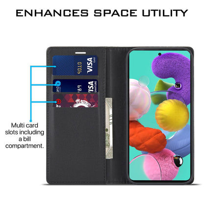 Pikkme black Wallet flip cover for Samsung A51 – photo 3