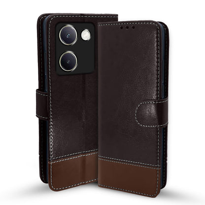 Coffee & brown mobile flip cover for Vivo Y200 Pro 5G – Pikkme