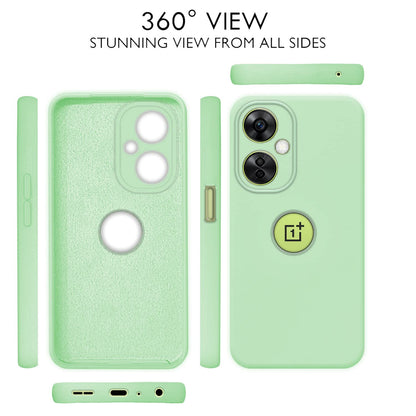 Pikkme mint green Soft Silicone mobile back cover for OnePlus Nord CE 3 Lite 5G – photo 4