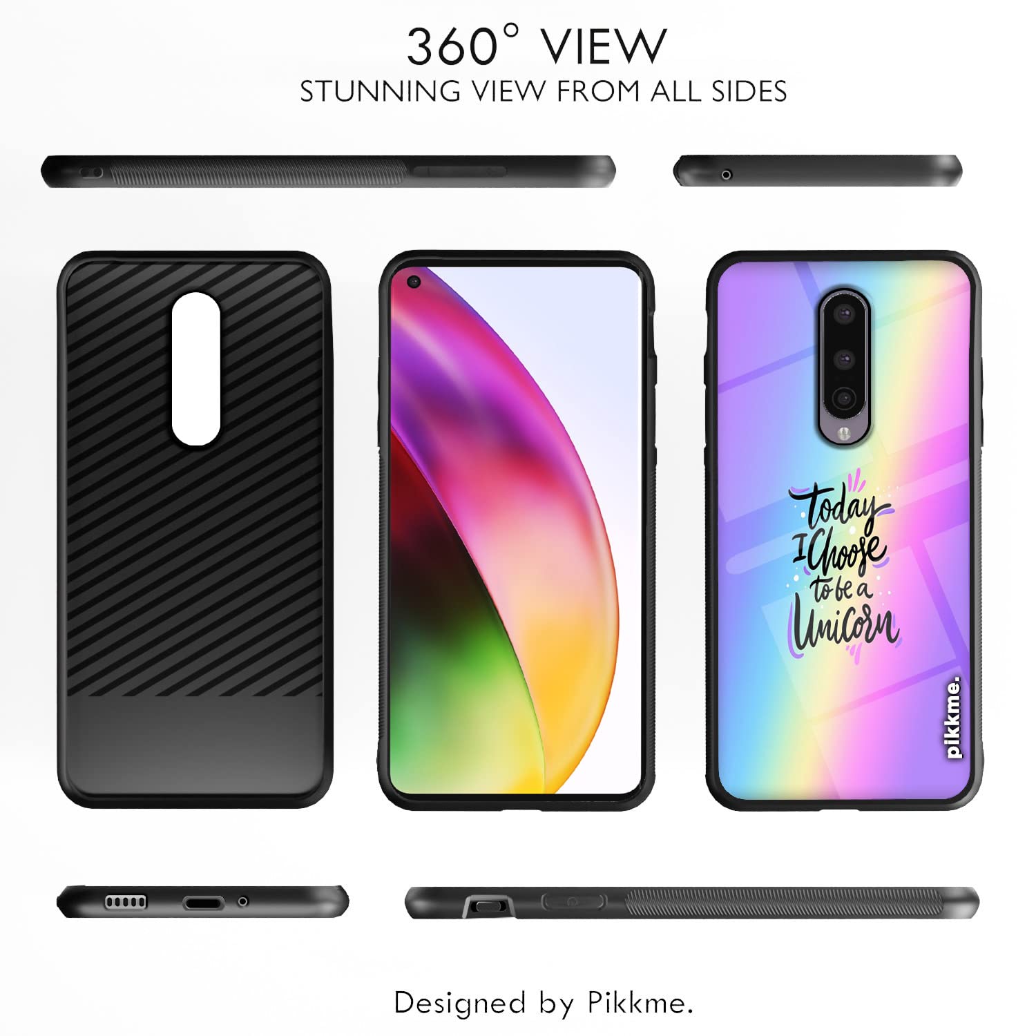 Pikkme Hybrid mobile back cover for OnePlus 8 – photo 2