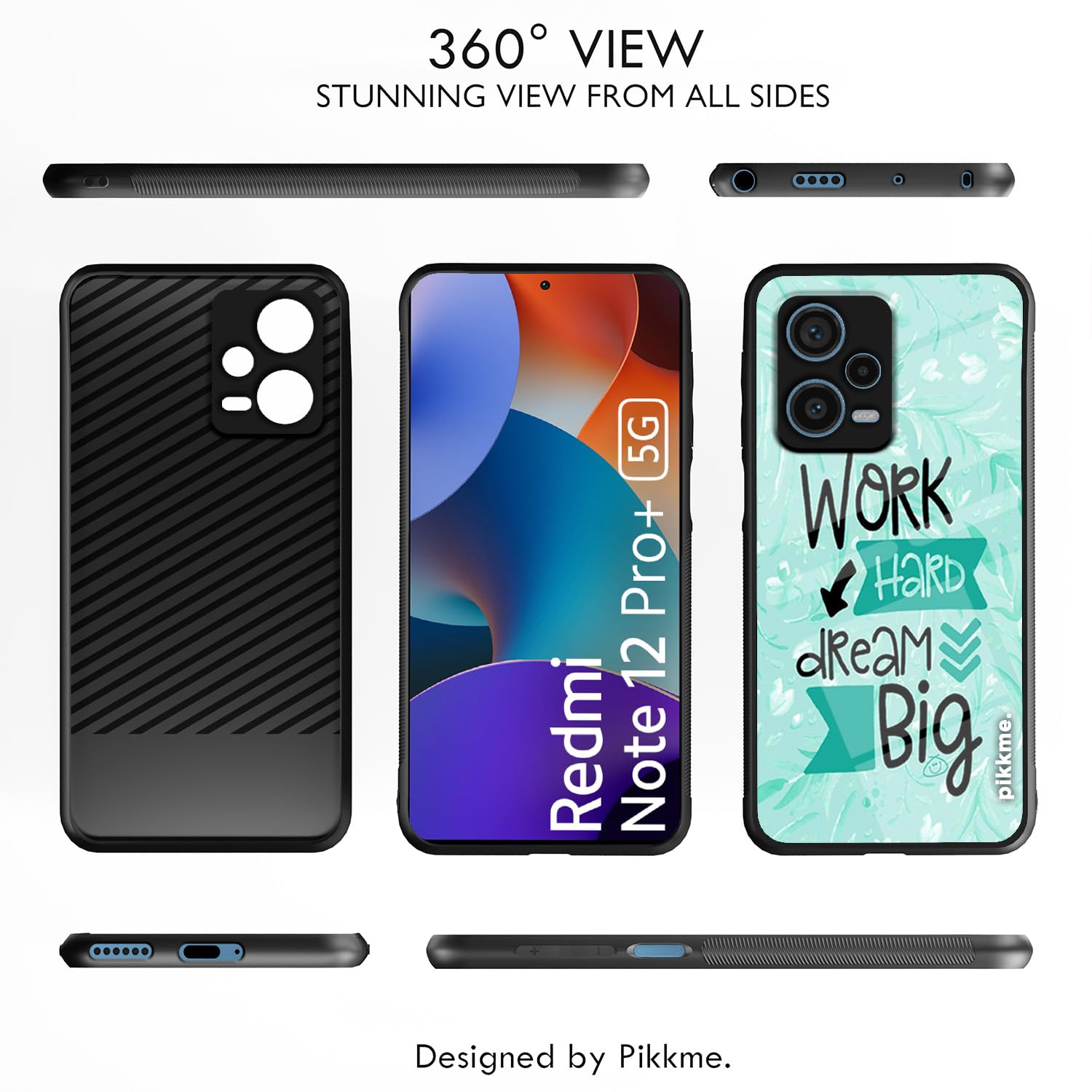Redmi Note 12 Pro Plus 5G Hybrid mobile back cover by Pikkme – photo 2