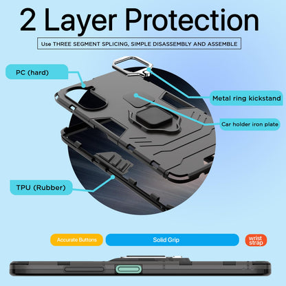 Pikkme iQOO Z9 Lite 5G/Vivo T3 Lite 5G/Vivo Y18/Y18e/Y03 D5 Tough Armor black back cover – photo 4