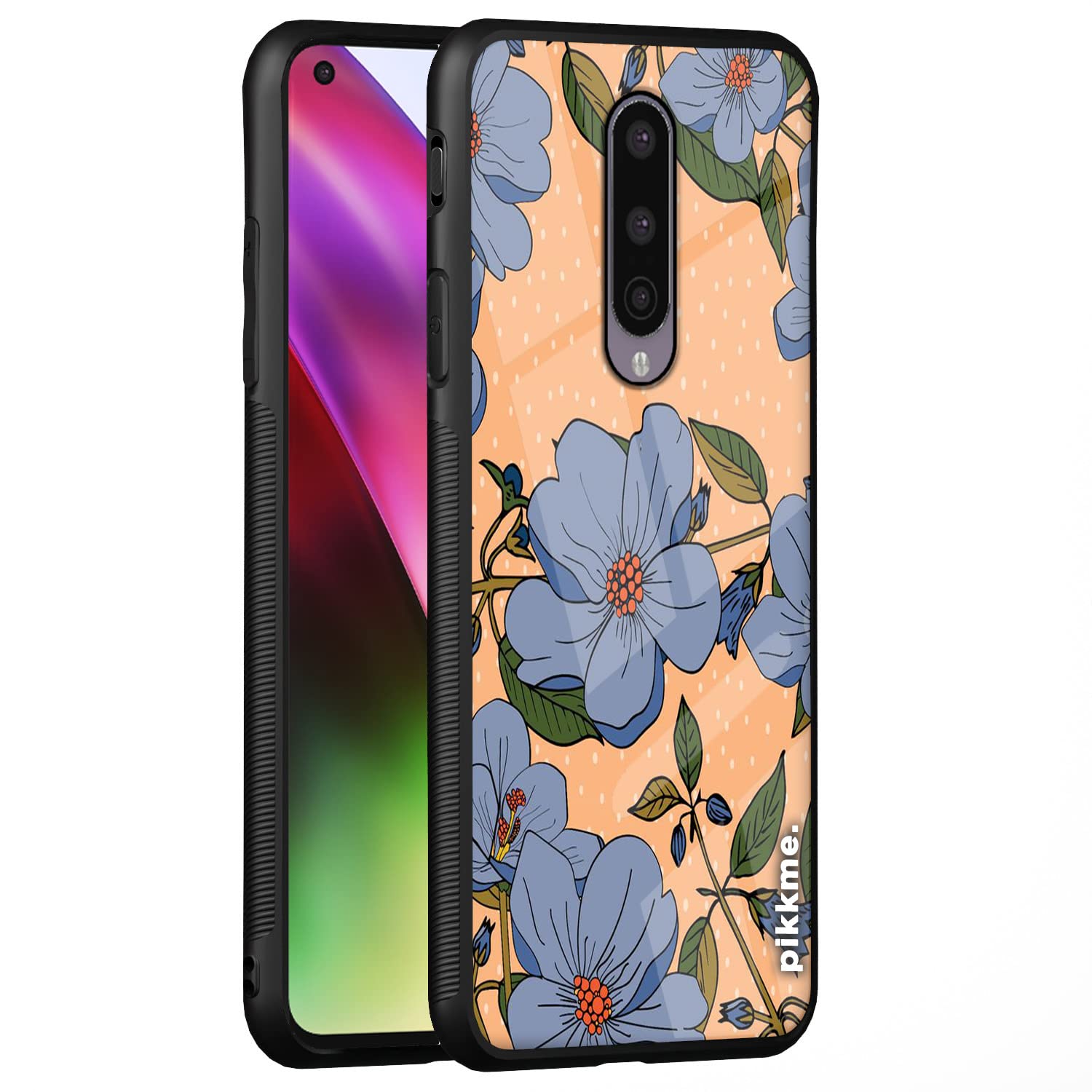 Pikkme Flower mobile cover for OnePlus 8