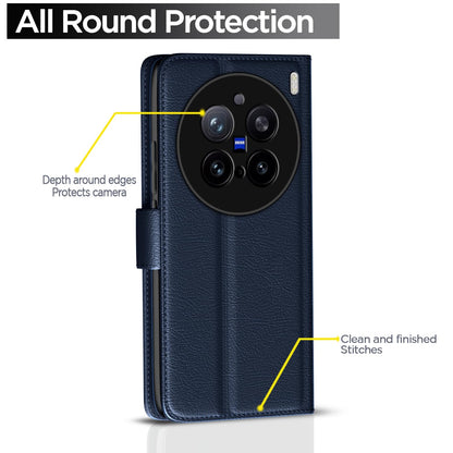 Blue flip case for Vivo X200 Pro 5G – Pikkme – photo 4