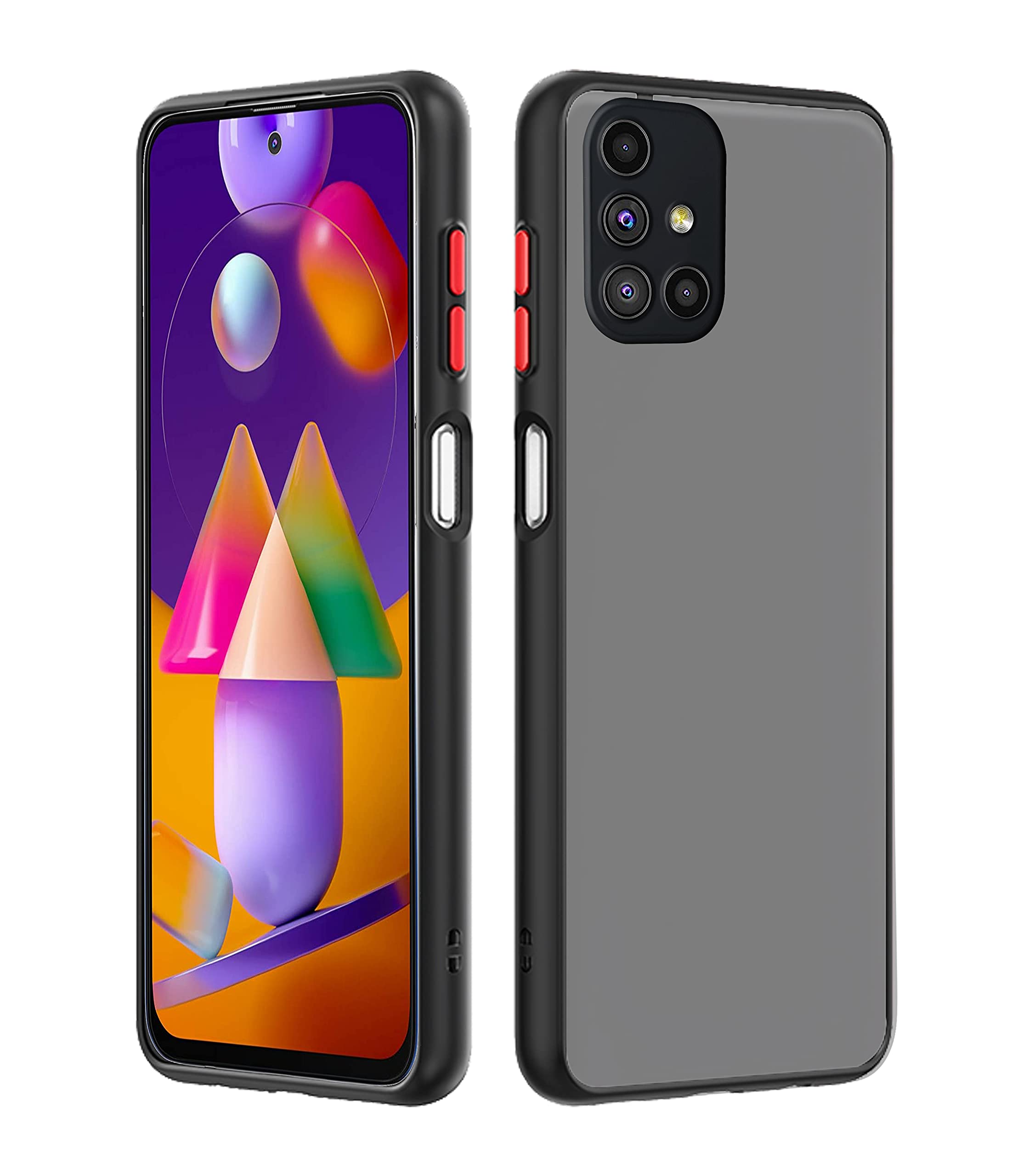 Pikkme Samsung M31s Matte black mobile cover