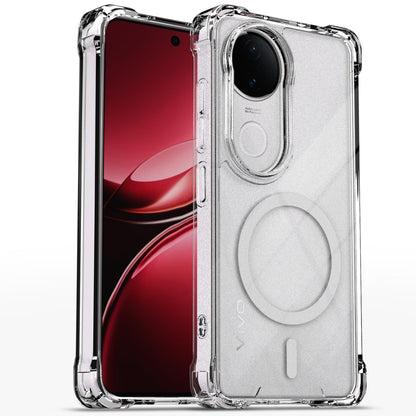 Transparent mag-safe mobile cover for Vivo T4R/V50e/V50 5G – Pikkme