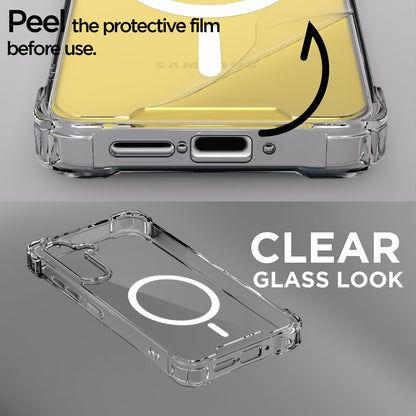 Samsung S24 FE 5G mobile back cover in transparent mag-safe by Pikkme – photo 3