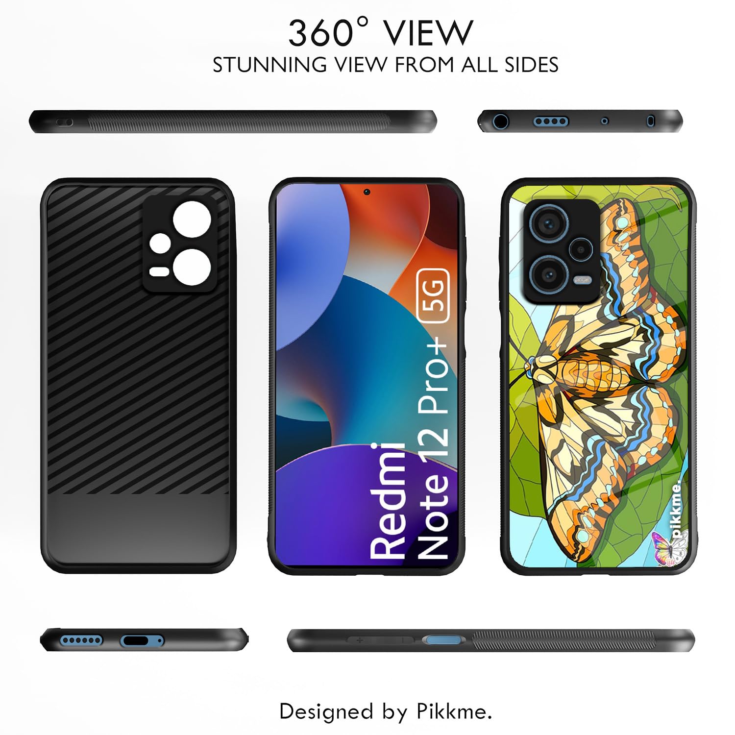Pikkme Redmi Note 12 Pro Plus 5G Hybrid mobile back cover – photo 2