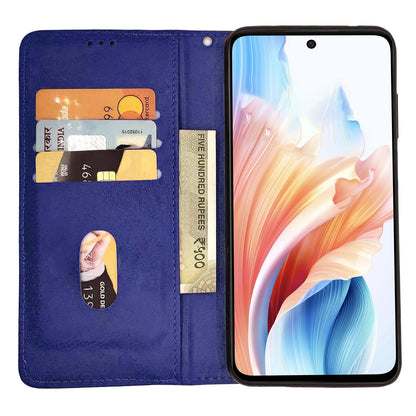 Pikkme blue Magnetic wallet flip cover for Oppo A79 5G – photo 2