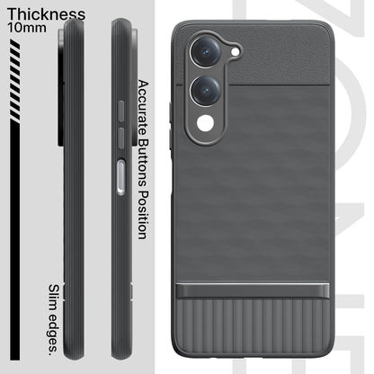 Pikkme grey mobile cover for iQOO Z10 Lite 5G/Vivo T4 Lite 5G/Y19 5G/Y19e/Y04 4G/Y29s 5G – photo 3