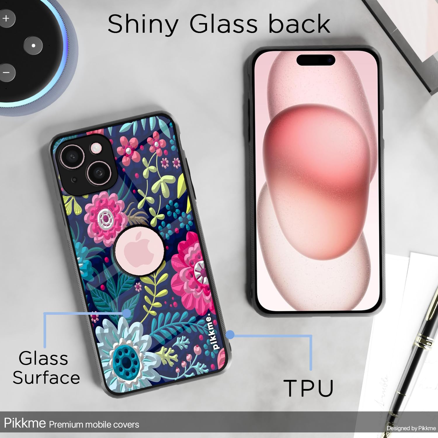 Pikkme Flower mobile cover for iPhone 15 Plus – photo 3