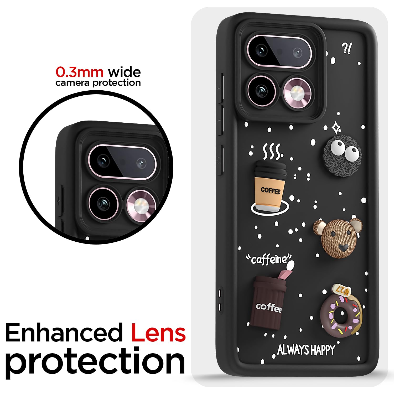 Black Bear Coffee mobile cover for Realme 16 Pro Plus 5G – Pikkme – photo 5