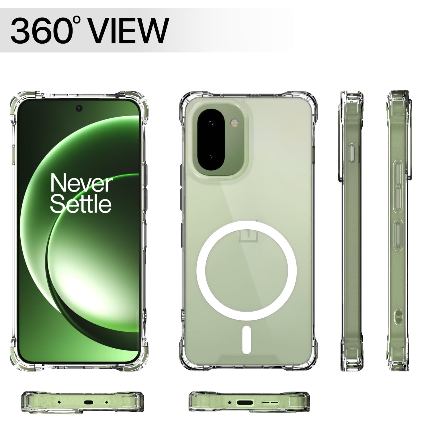 OnePlus 15R 5G phone cover in transparent mag-safe by Pikkme – photo 7