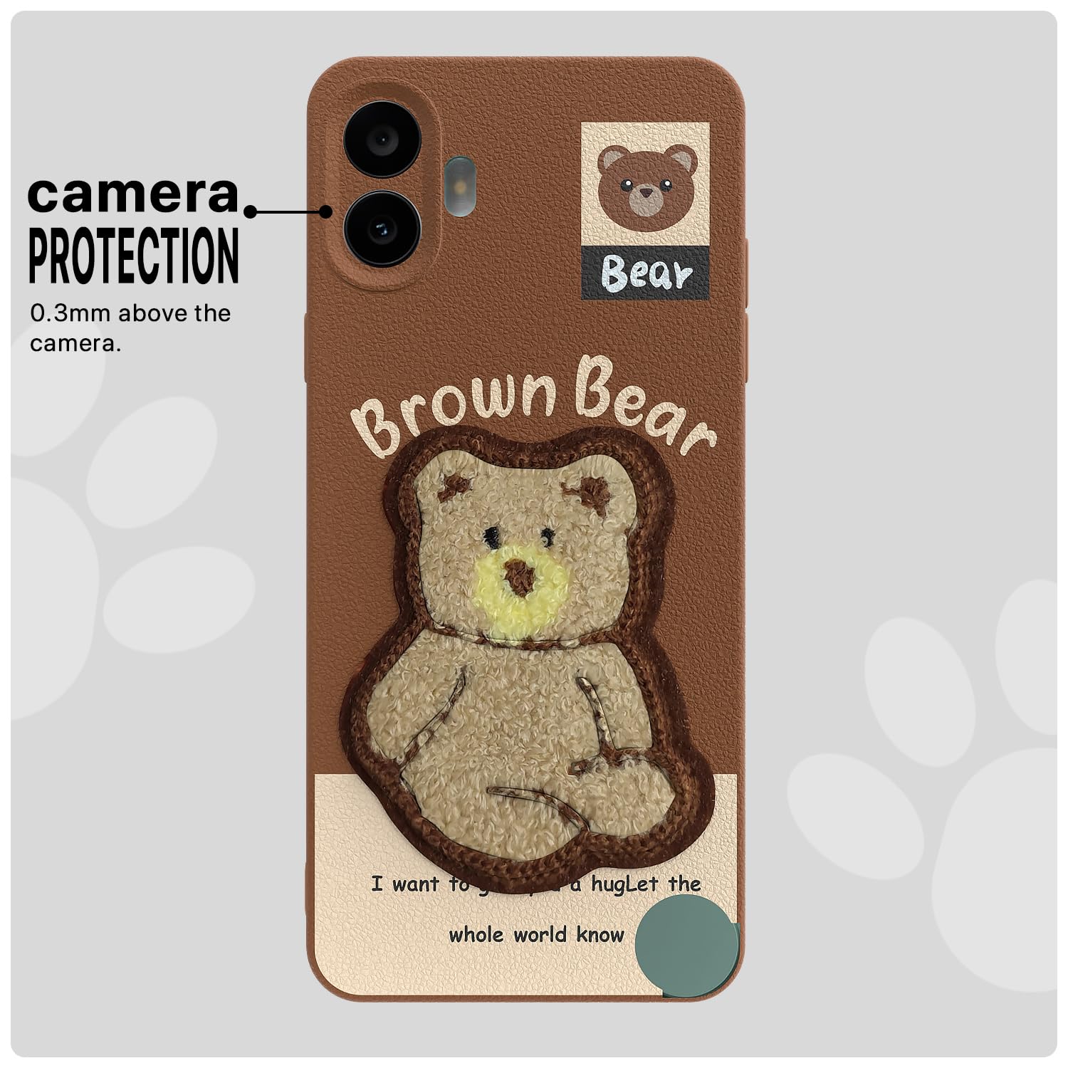 CMF Phone 1 phone cover in brown by Pikkme – photo 6