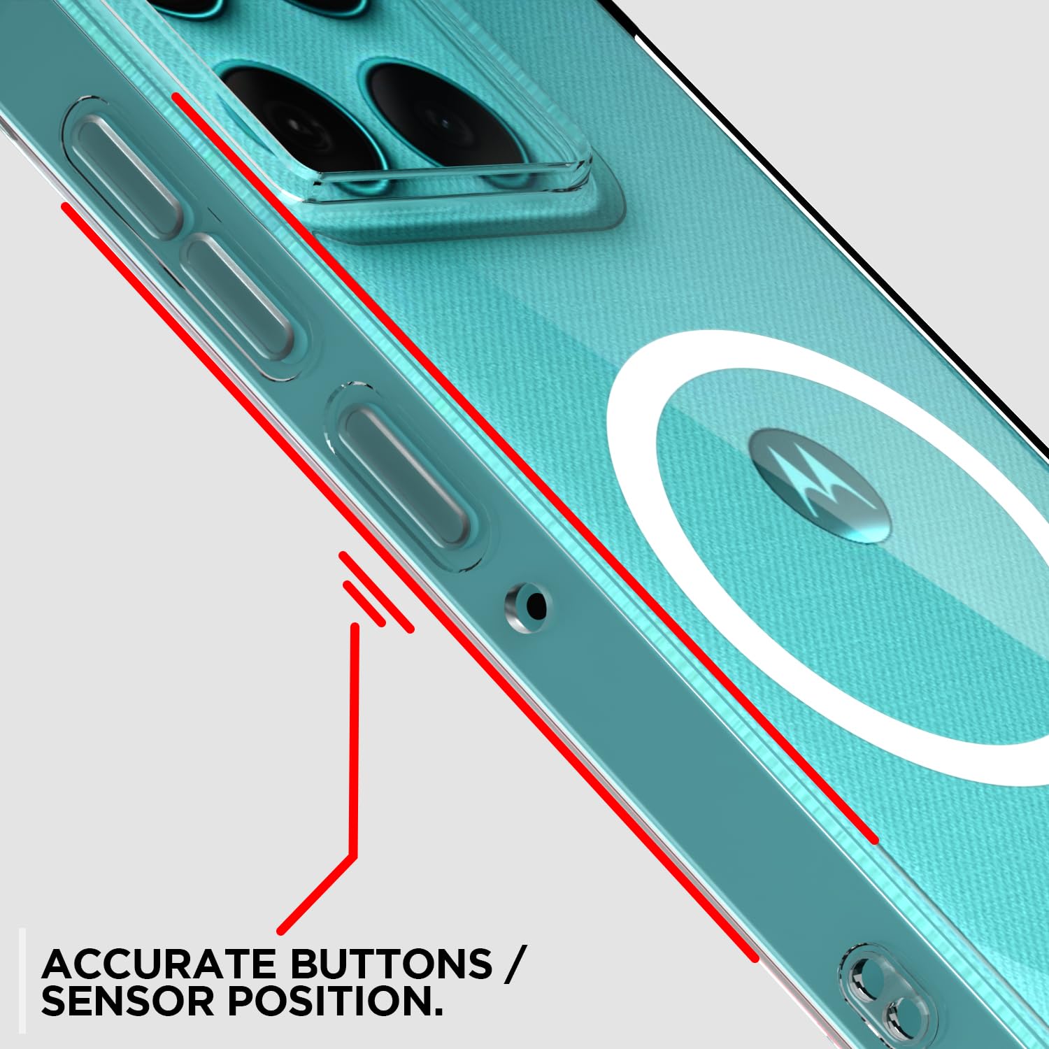 Pikkme transparent mag-safe back cover for Moto Edge 60/Edge 60 Fusion 5G – photo 6