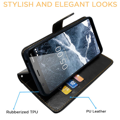 Pikkme black & brown Magnetic flip case for Nokia 5.1 Plus/5.1 – photo 5