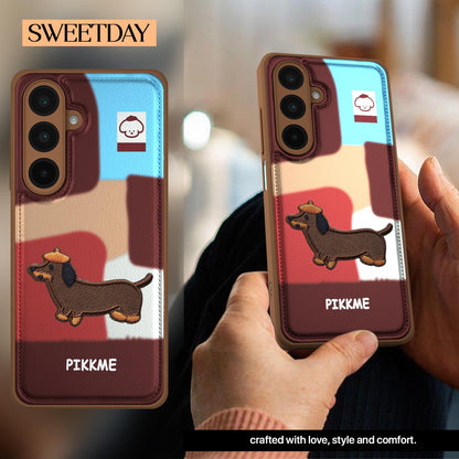 Pikkme  Samsung Galaxy A16 5G Cute Girlish Dog Series Back Cover (Design3)