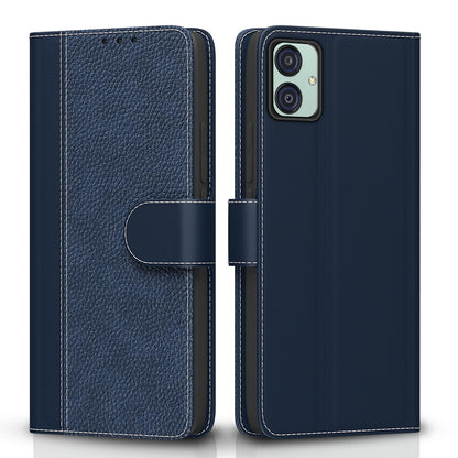 Pikkme blue flip case for Samsung M04/F04/A04e