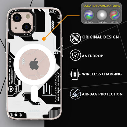 Pikkme iPhone 13 Printmagsafe Back Cover (Black)