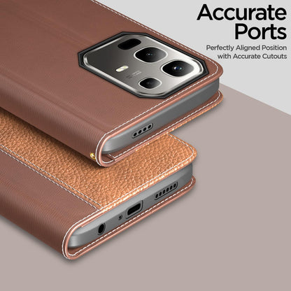 Pikkme Infinix Note 50x 5G Wallet tan mobile flip cover – photo 2