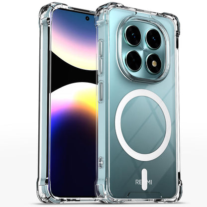Transparent mag-safe mobile cover for Redmi Note 15 5G – Pikkme